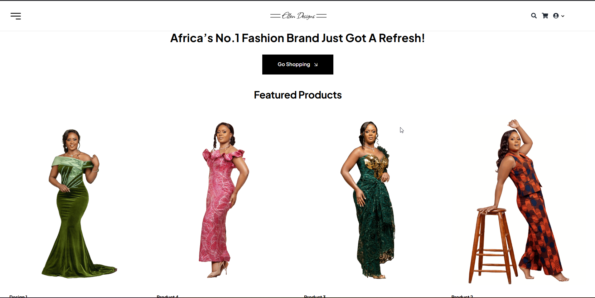 Ellen Designs – E-Commerce Fashion Brand (Kenya)